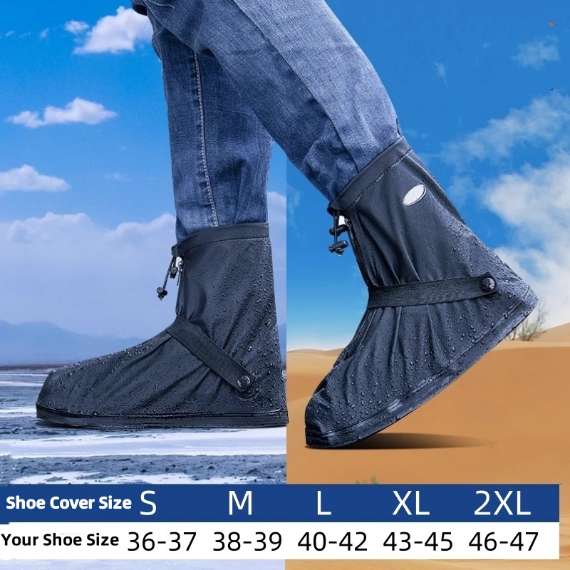 Cycling Shoe Covers - S-XXL غير نافذ للمطر المضادة للانزلاق