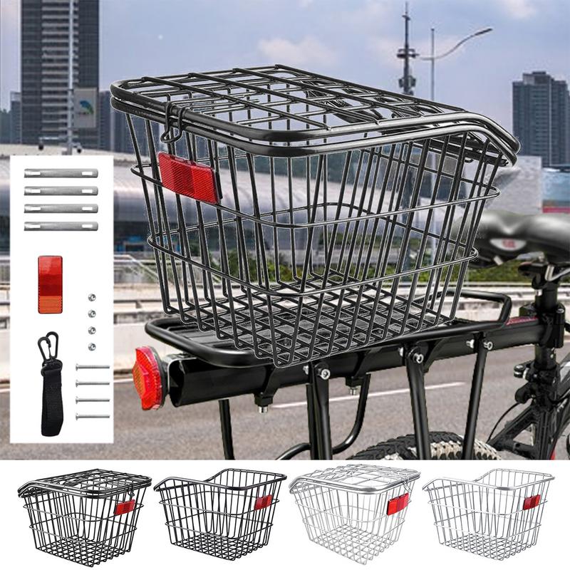 Cycling Gear Shelf - دراجة سلة خلفية معدنية دراجة الدراجات