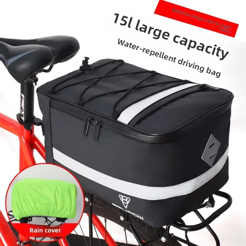 Cycling Gear Shelf - حقيبة جمل خلفية للدراجة 8L/15L حقيبة