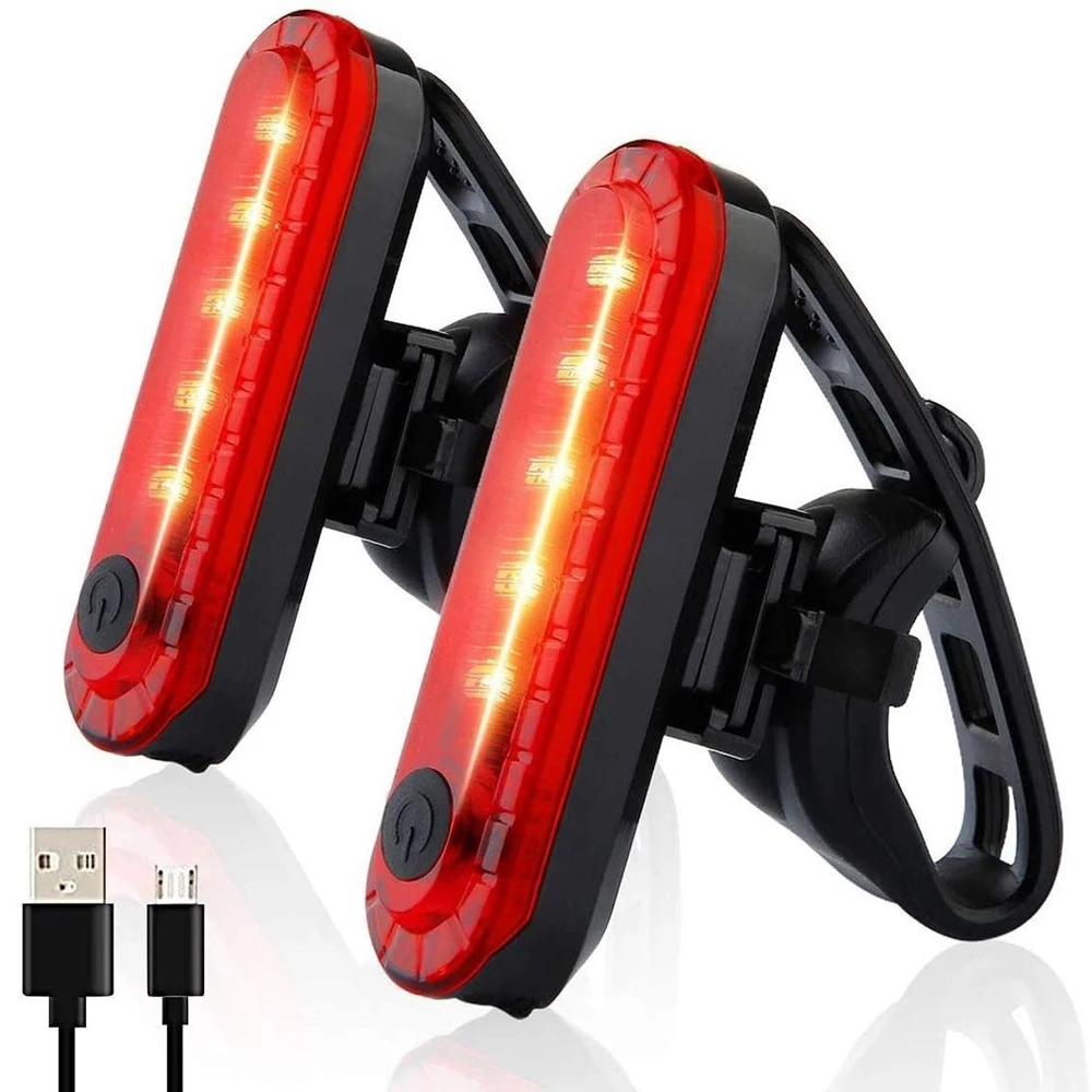 Cycling Gear Charging Station - مصباح خلفي ليد قابل لإعادة الشحن