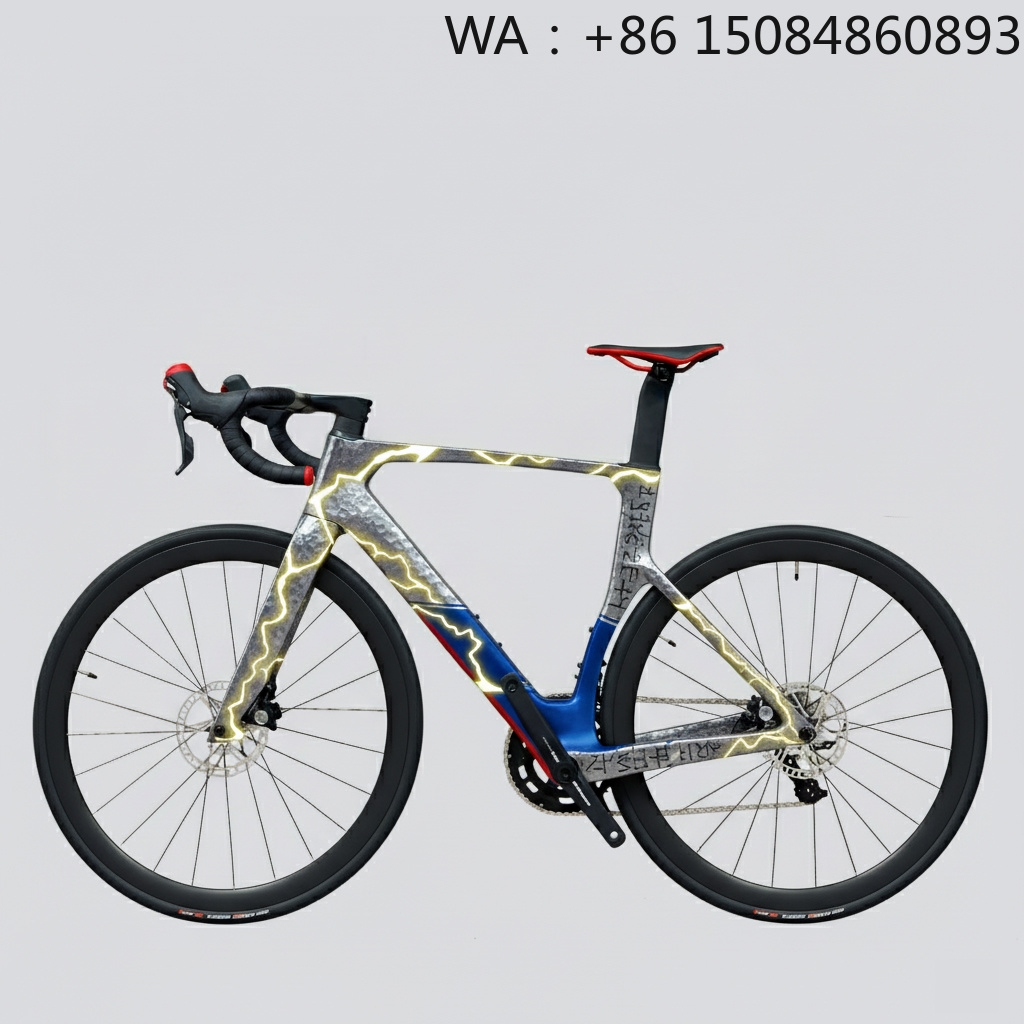 Carbon Bike Frame - دراجة طريق هوائية لاسلكية بـ24 سرعة،