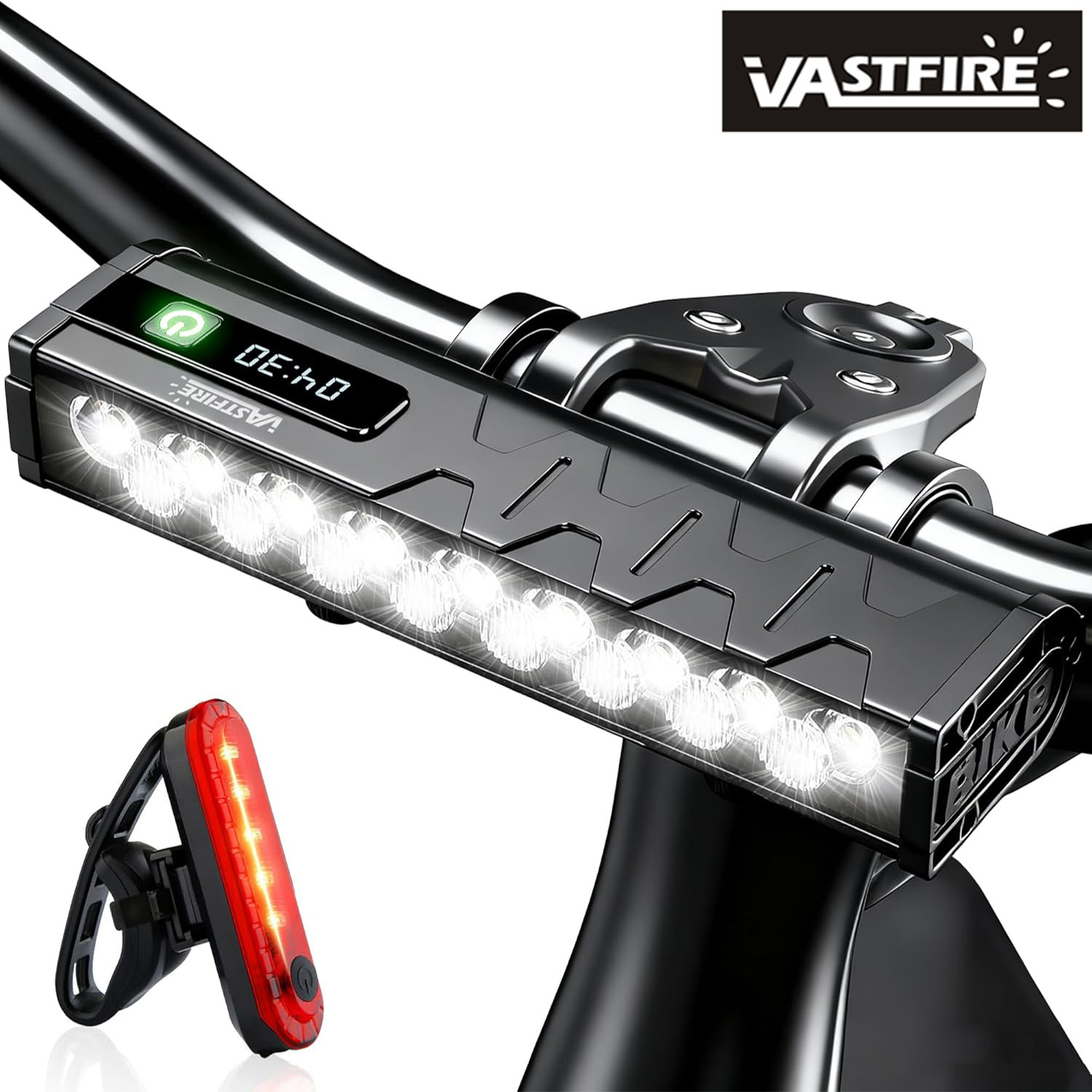 مصباح أمامي وخلفي LED للدراجة  - مراجعة Cycling Gear Charging Station وسعره