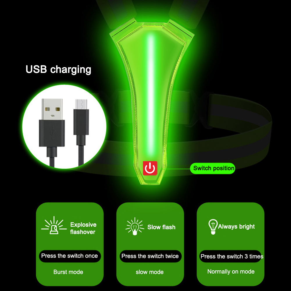 سترة ركض LED مع USB ، قابلة لإ - مراجعة Reflective Cycling Vest وسعره