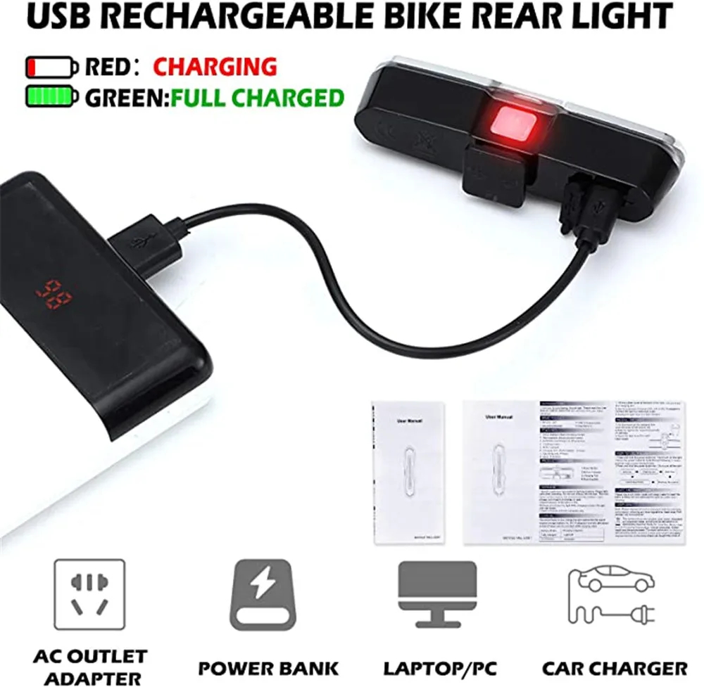 ضوء خلفي للدراجات يعمل بتقنية  - مراجعة Cycling Gear Charging Station وسعره