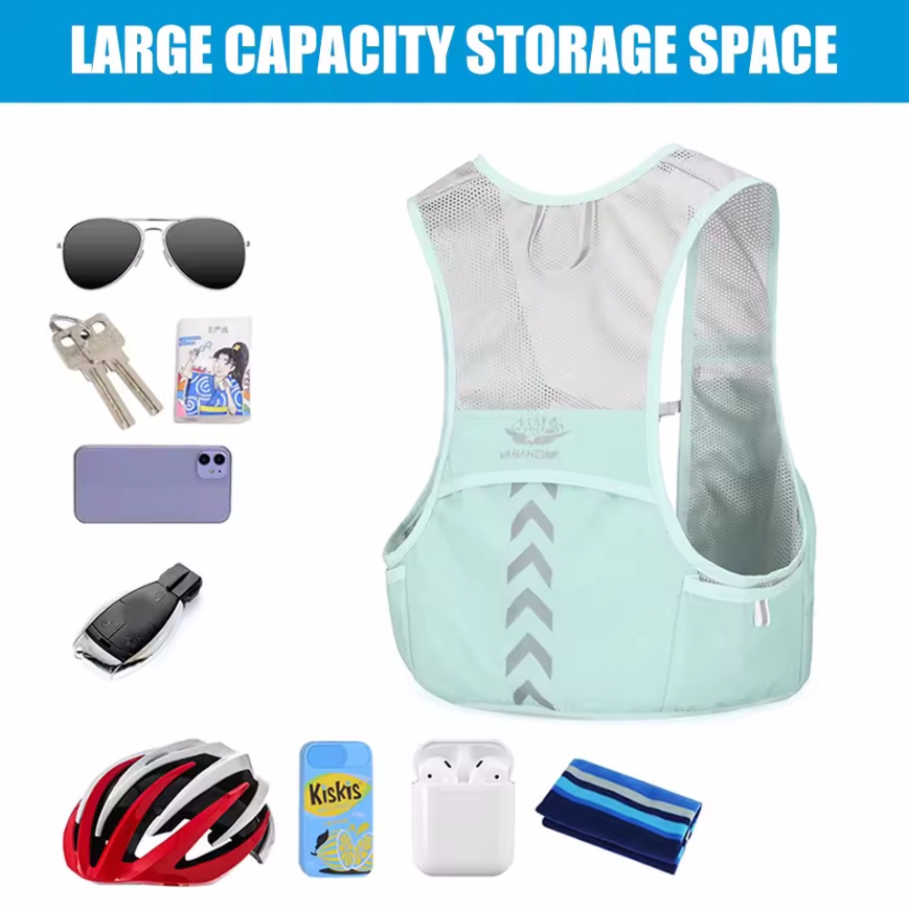 عاكس صدرة للجري الترطيب تشغيل  - مراجعة Reflective Cycling Vest وسعره