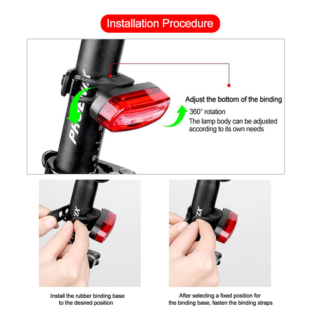 دراجة الضوء الخلفي MTB الأحمر  - مراجعة Cycling Gear Charging Station وسعره