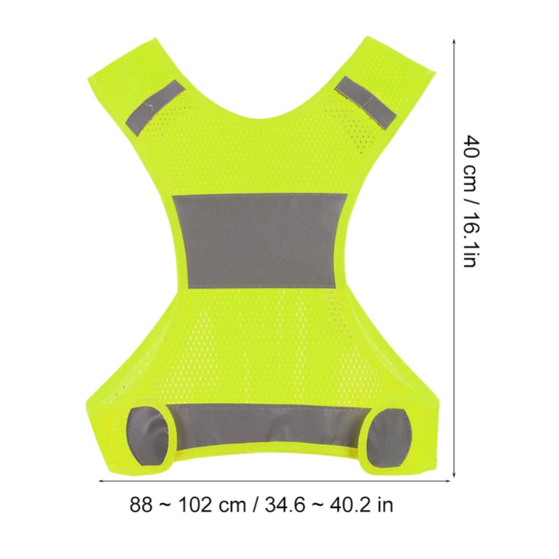 سترة عاكسة للضوء للركض والدراج - مراجعة Reflective Cycling Vest وسعره
