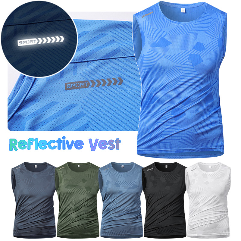 سترة عاكسة للرجال للجري، قميص  - مراجعة Reflective Cycling Vest وسعره