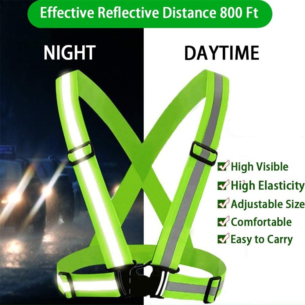الأشرطة العاكسة ليلة العمل الأ - مراجعة Reflective Cycling Vest وسعره