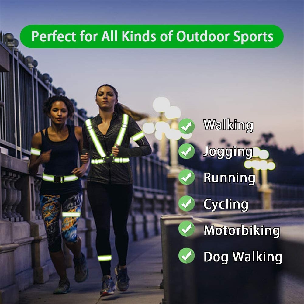 الأشرطة العاكسة ليلة العمل الأ - مراجعة Reflective Cycling Vest وسعره