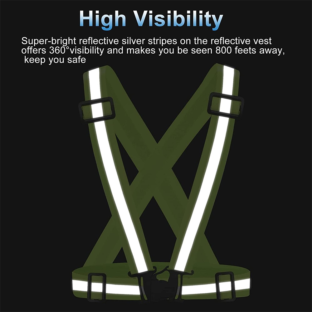 الأشرطة العاكسة ليلة العمل الأ - مراجعة Reflective Cycling Vest وسعره