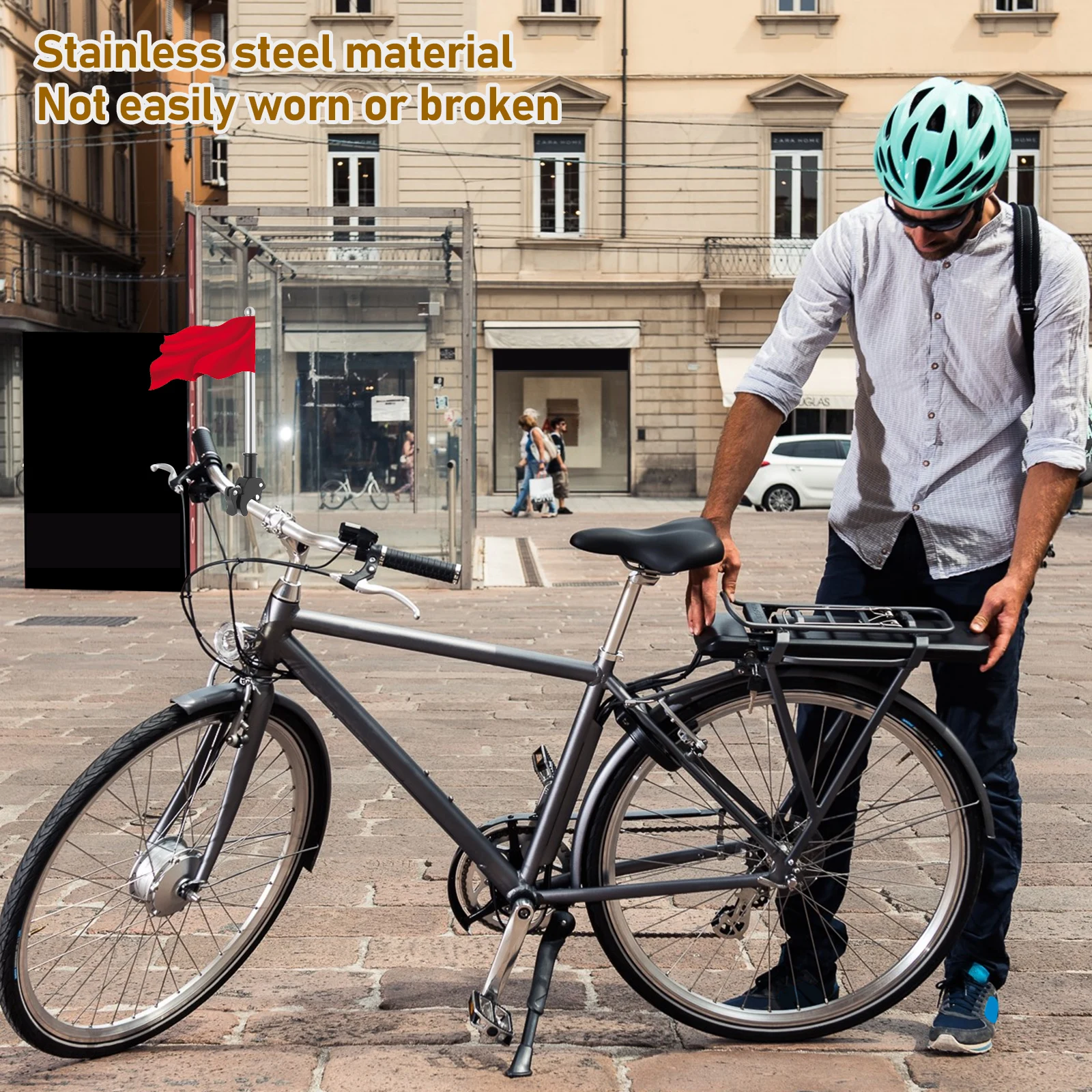 قطعتان من حامل العلم التلسكوبي - مراجعة Cycling Gear Shelf وسعره
