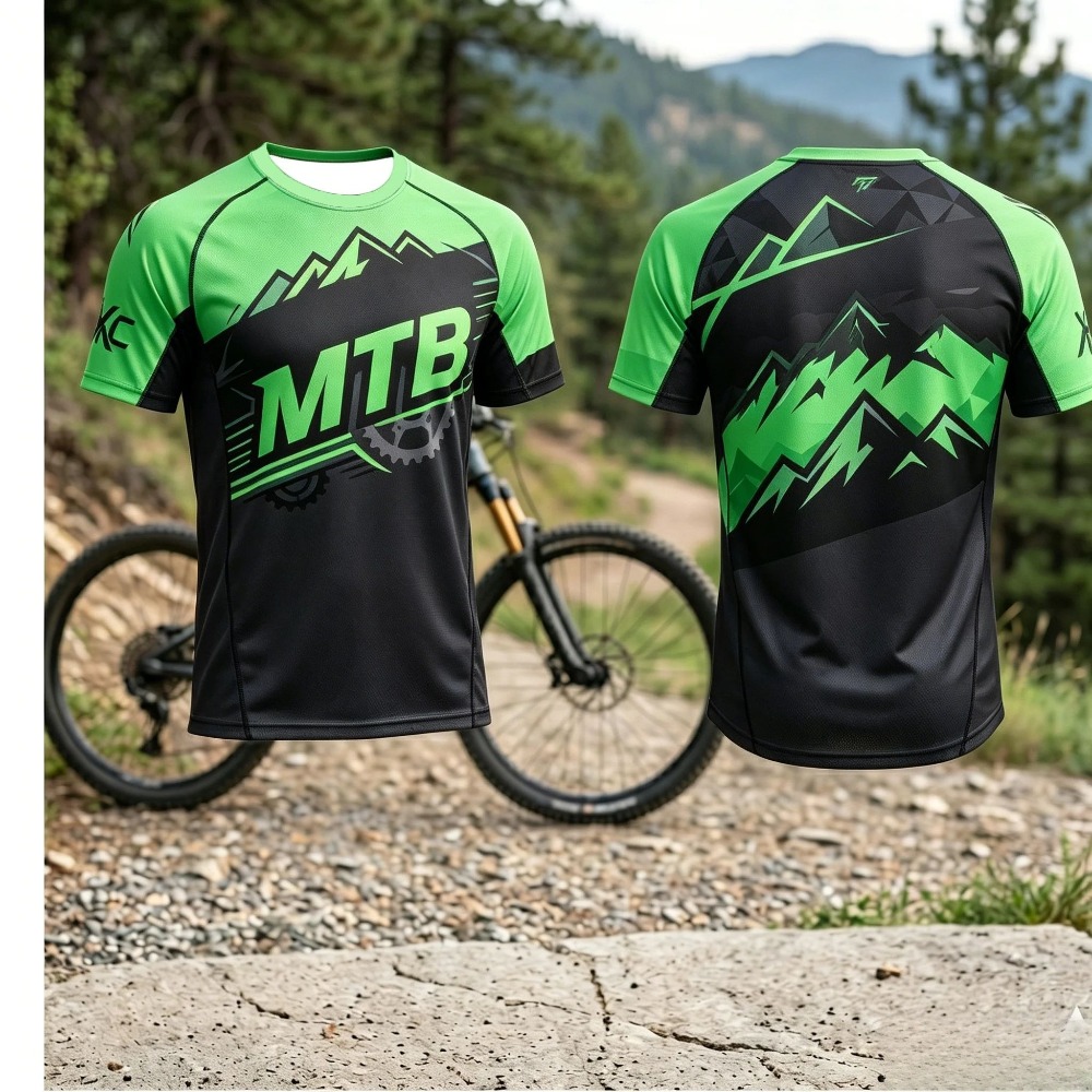 قميص رياضي للرجال بطباعة معدات - مراجعة Xc Cycling Gear وسعره