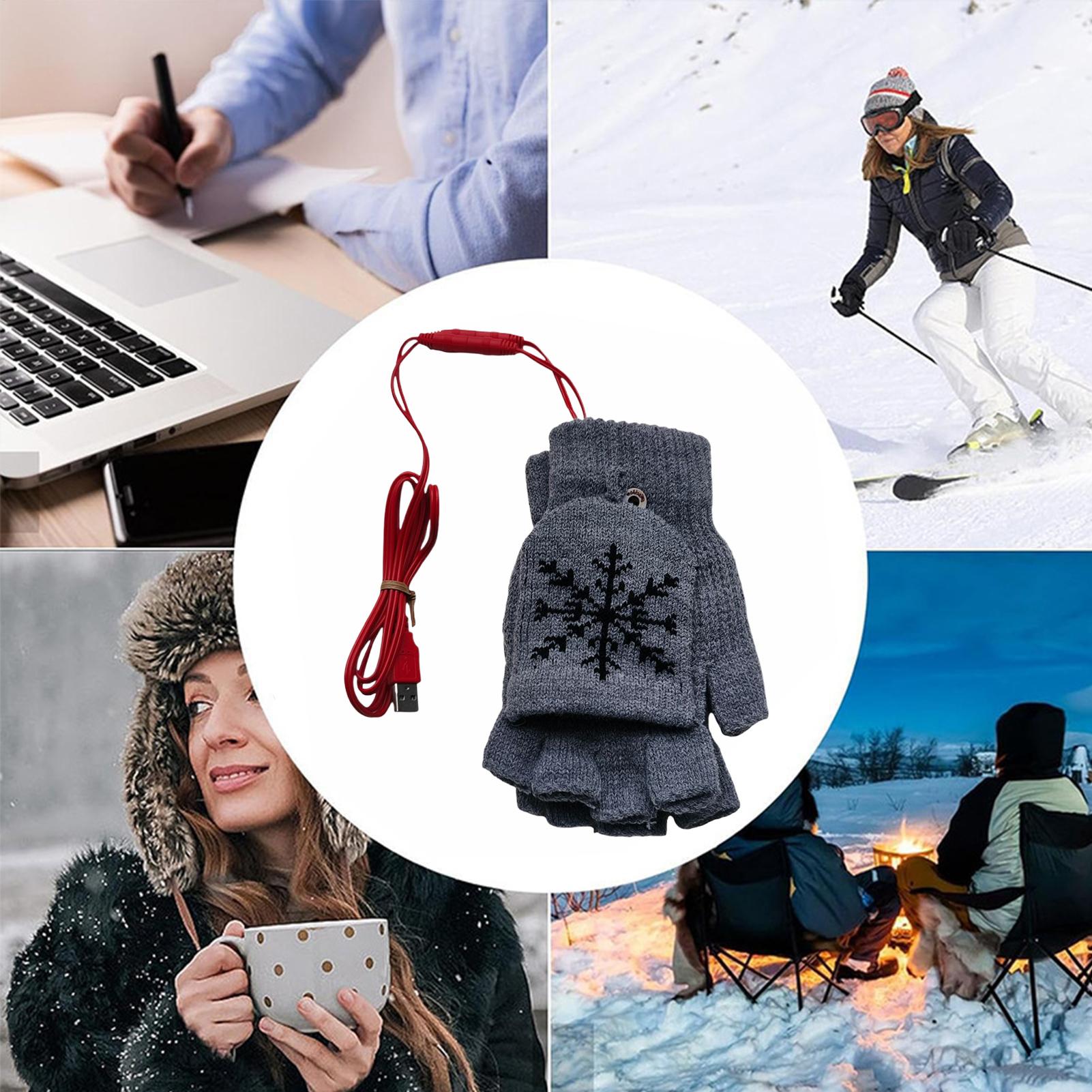 قفازات ساخنة بدون أصابع USB قف - مراجعة Cycling Gear Cold Weather وسعره