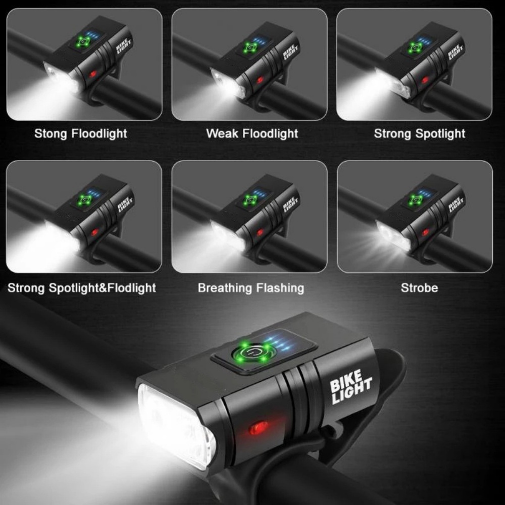 دراجة ضوء T6 LED الجبهة USB قا - مراجعة Cycling Gear Charging Station وسعره