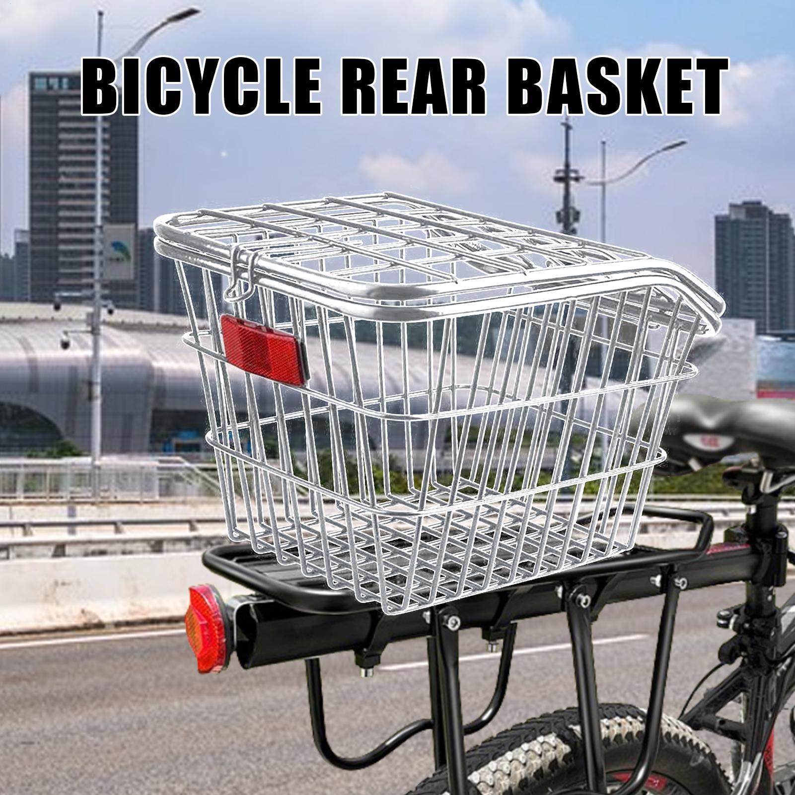 سلة خلفية معدنية كبيرة للدراجا - مراجعة Cycling Gear Shelf وسعره