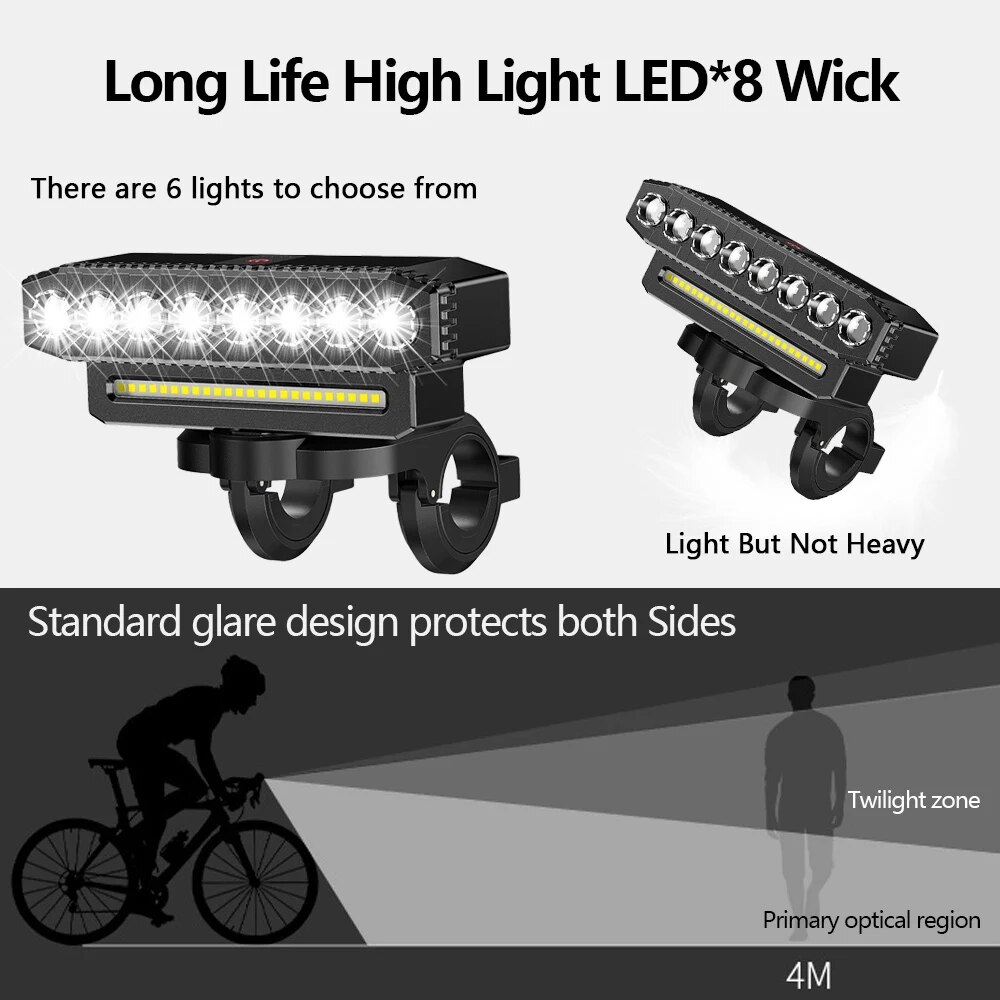 5/8 LED دراجة الجبهة ضوء USB ق - مراجعة Cycling Gear Charging Station وسعره