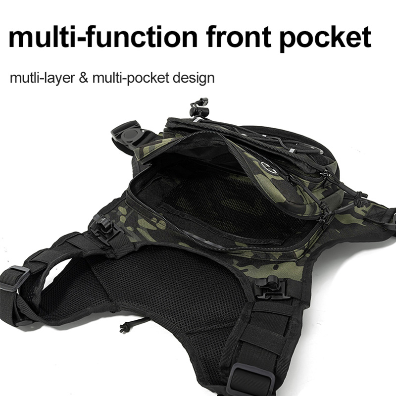 حقيبة تكتيكية للصدر وحقيبة ظهر - مراجعة Reflective Cycling Vest وسعره