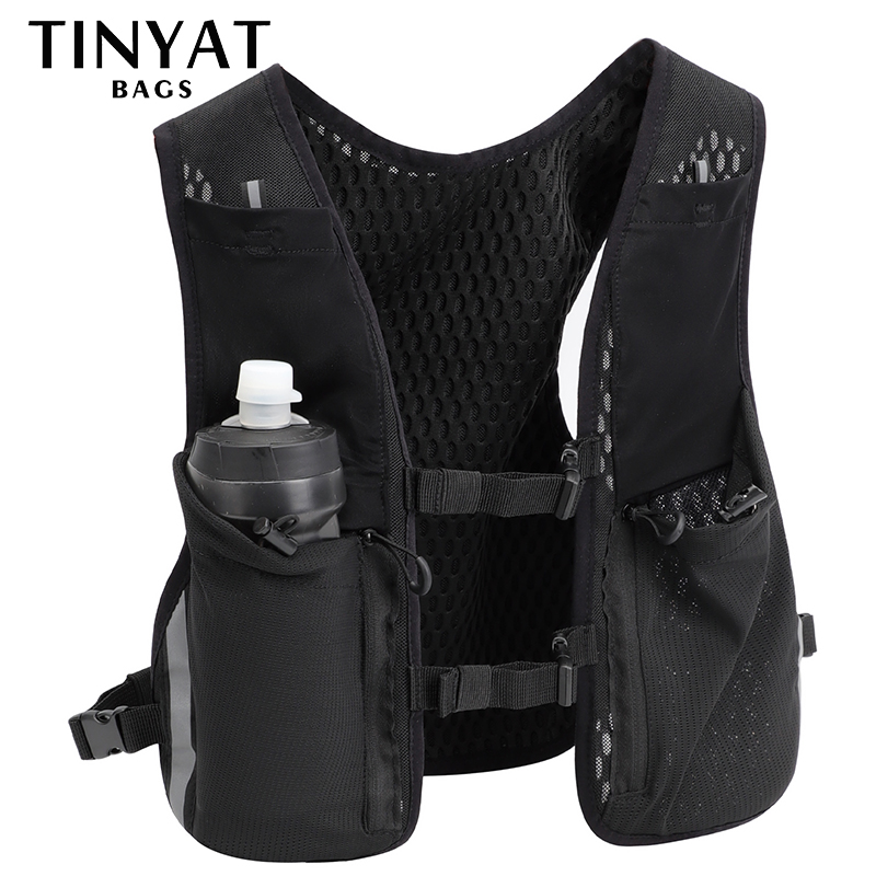 TINYAT عاكسة متعددة الوظائف حق - مراجعة Reflective Cycling Vest وسعره