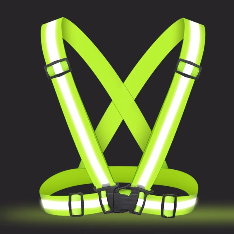 4x1.5 سم لوازم خارجية سترة مرن - مراجعة Reflective Cycling Vest وسعره