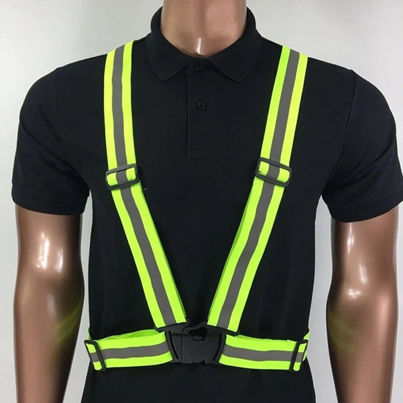 4x1.5 سم لوازم خارجية سترة مرن - مراجعة Reflective Cycling Vest وسعره