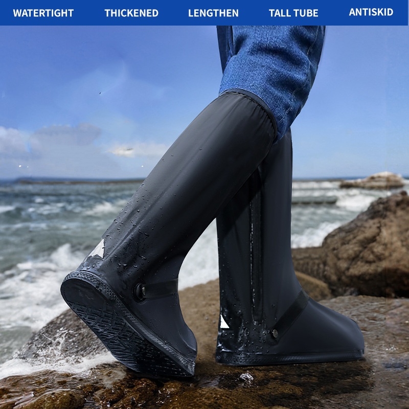    غطاء أحذية طويل مقاوم للما - مراجعة Cycling Shoe Covers وسعره