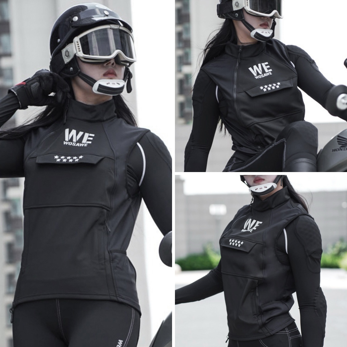 WOSAWE الشتاء دراجة نارية ركوب - مراجعة Reflective Cycling Vest وسعره