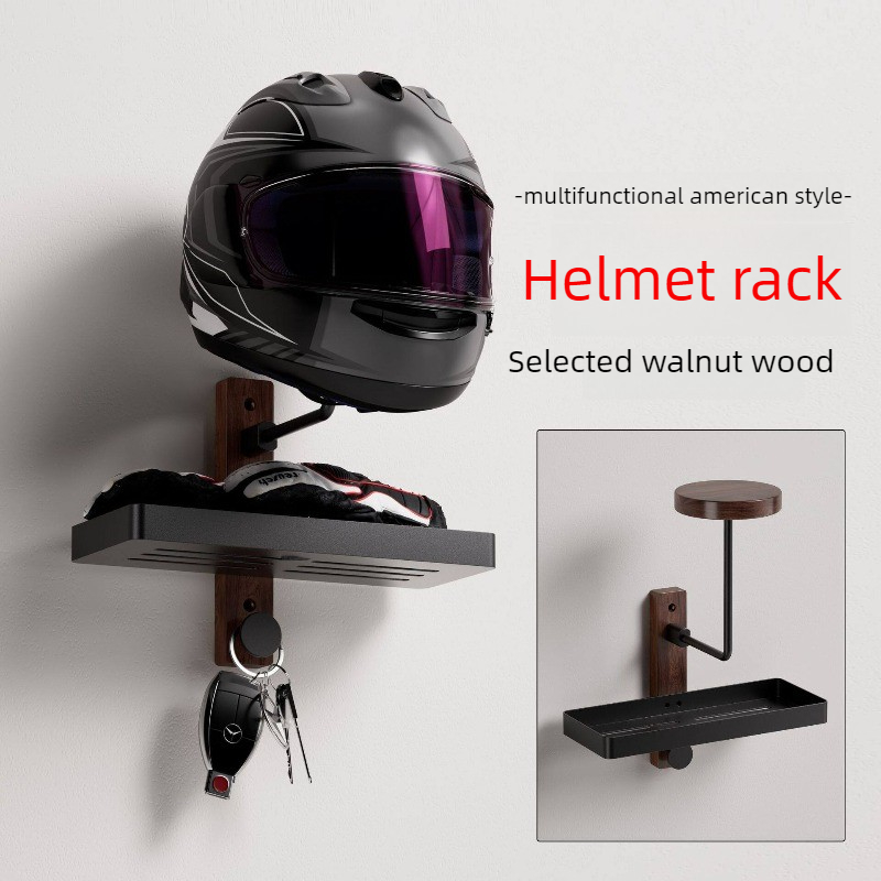 حامل خوذة متعدد الوظائف يثبت ع - مراجعة Cycling Gear Shelf وسعره